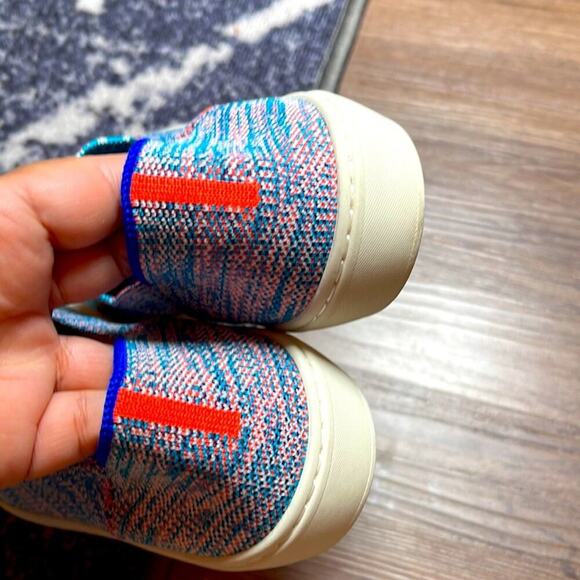 Rothy’s size 12 turquoise melange woman’s slide on snekers - Picture 9 of 12